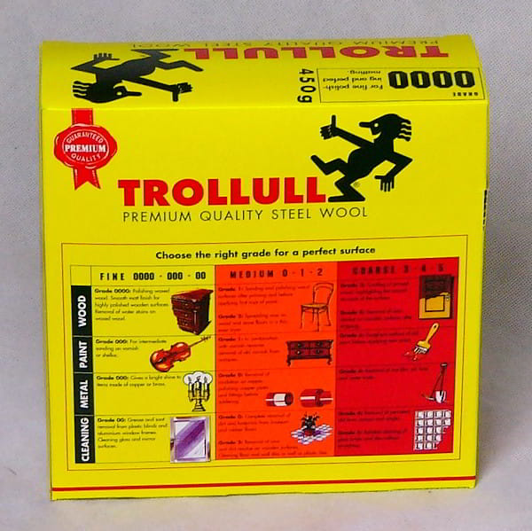 TROLLULL Steel Wool 0000 Boxed