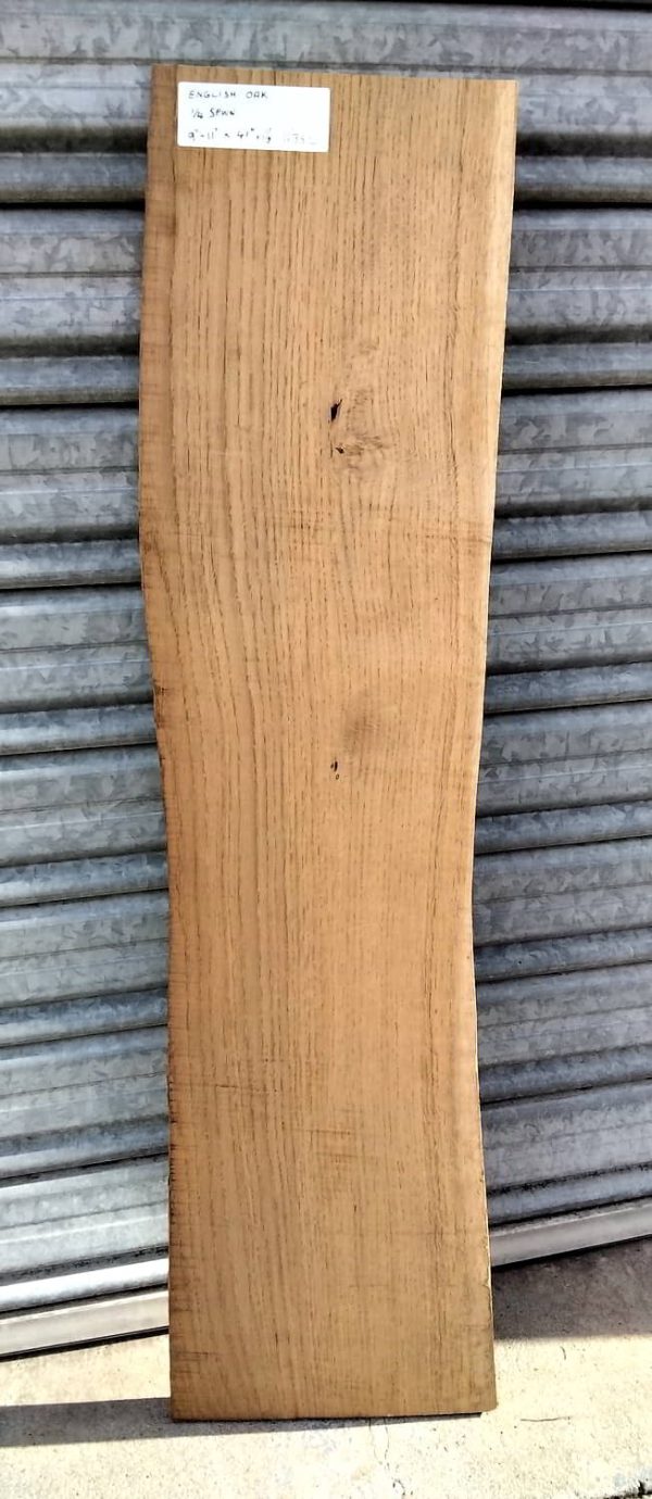 English Oak Long Board Quarter Sawn