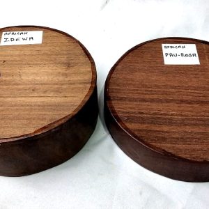 Bandsawn Discs - Exotic Woods Pair