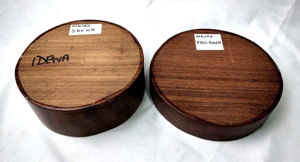 Bandsawn Discs - Exotic Woods Pair